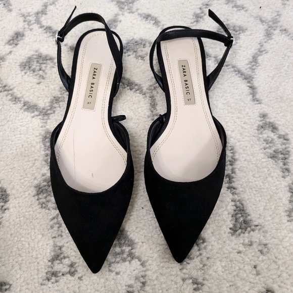 Brand new Zara sling back flats - Picture 1 of 3